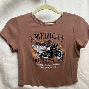 Daytona Beach motorcycle crop top